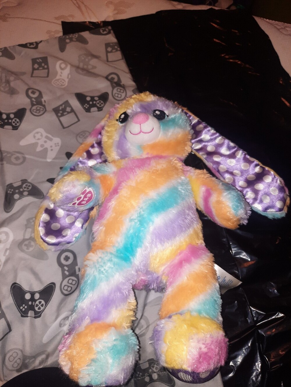 BAB striped build a bear bunny